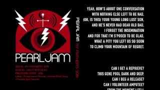 Pearl Jam - My Father&#39;s Son - Lyrics