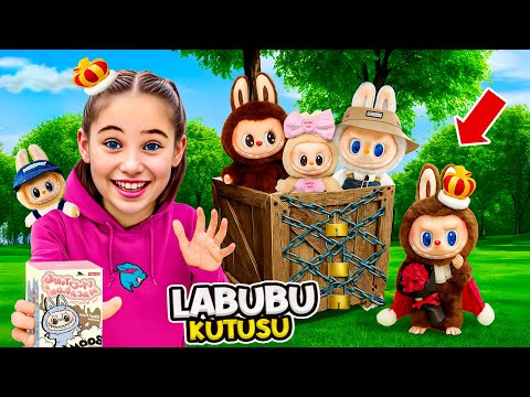 WE ARE OPENING A GIANT LABUBU BOX!! ELİF SİNEM FIND THE HIDDEN BOX!!