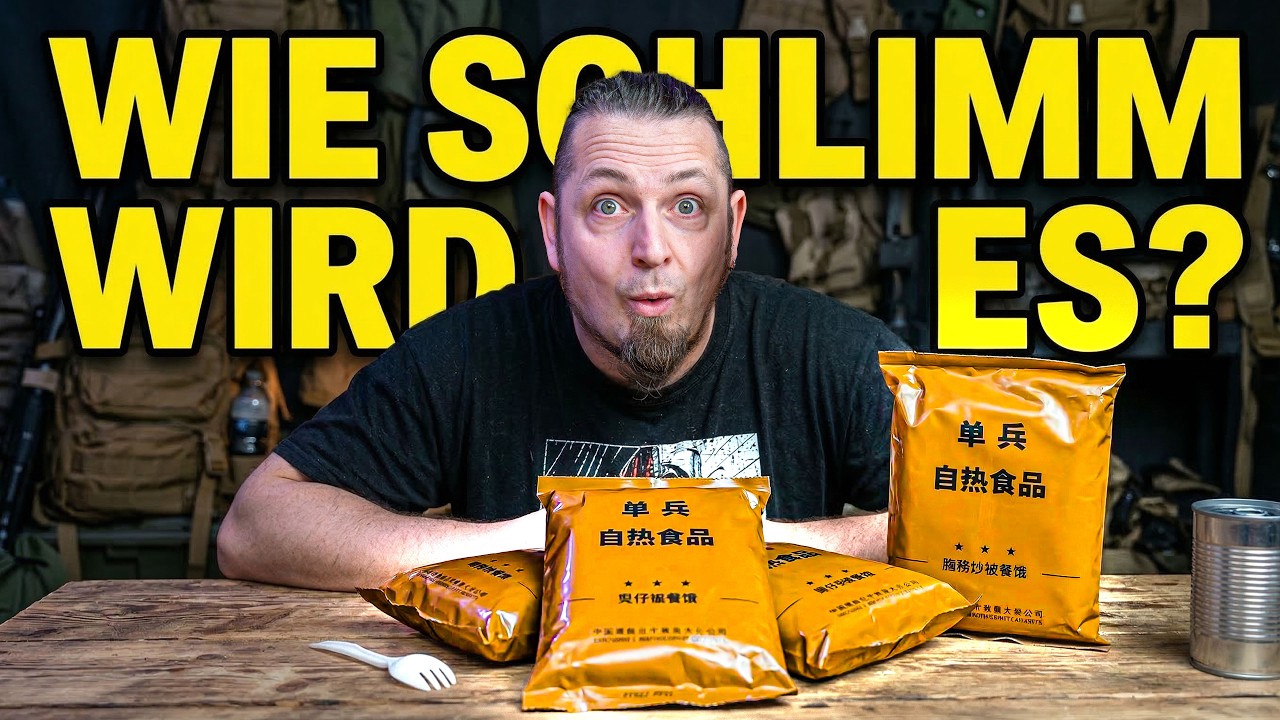 Das NEUE EPA/MRE aus China 😯 Was steckt drin? + BONUS