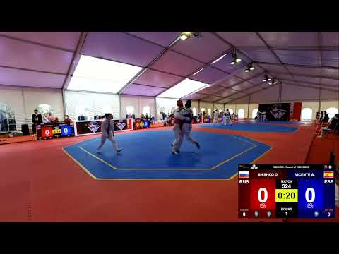 Adrian VICENTE (ESP) VS Dmitrii SHISHKO (RUS) - M-58 R16. 7th President's Cup Europe 2022