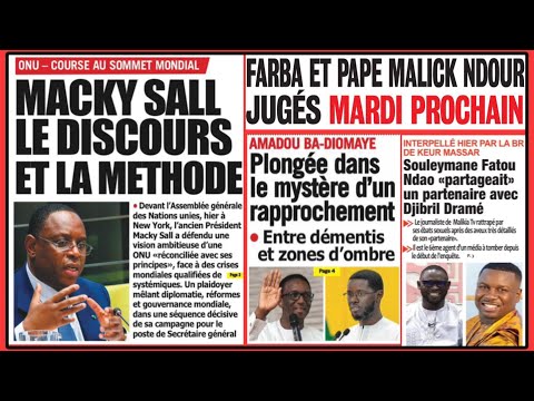 Revue de presse Dakarbuzz Jeudi 23 avril 2026 avec Mame khalifa 