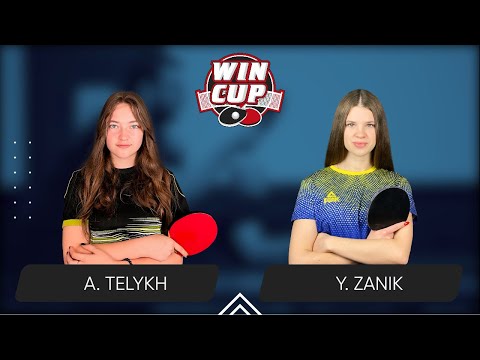 15:30 Anastasiia Telykh - Yulianna Zanik West 3 WIN CUP 03.01.2024 | TABLE TENNIS WINCUP