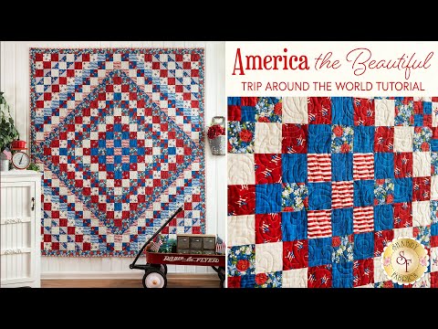 How to Make the Trip Around The World Quilt | a Shabby Fabrics Tutorial