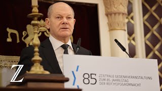 Olaf Scholz: "Wir dulden Antisemitismus nicht. Nirgendwo"