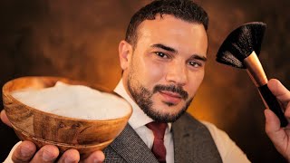 ASMR Face Treatment | Quiet Whispering - Brushing you Back to Sleep - Safest Place on Earth