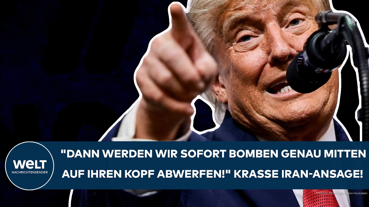 DONALD TRUMP: "Dann schießen wir wieder auf sie!" Krasse Ansage an den Iran!