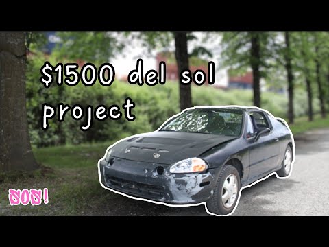 Fixing a $1500 civic del sol project car