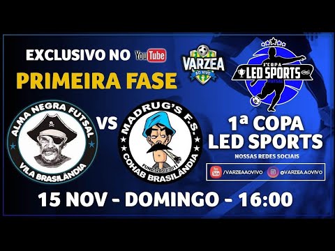 Alma Negra FS x Madrug's FS - 1ª Copa Led Sports
