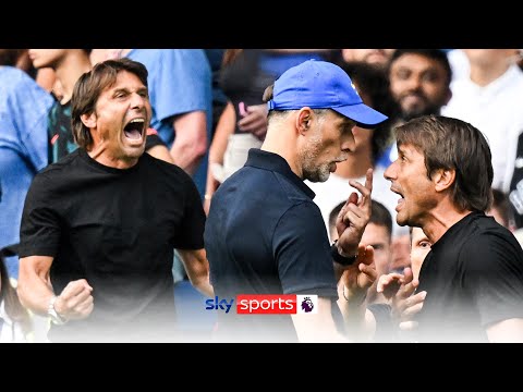 UNREAL SCENES! Tuchel and Conte SQUARE OFF at full-time! 🤬 | Both managers red carded 🟥