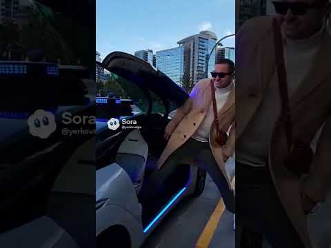 Caminando por las calles de Las Condes, Santiago.