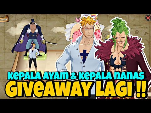 Giveaway Akun Meta (Marco NW + Bartolomeo) & Gacha Akun Bug Giftcode - One Piece Burning Will