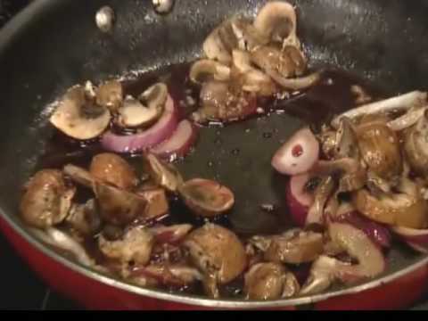 Churrasco en salsa de setas: Chef Edgardo Noel