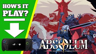 Absolum on Xbox Ally X - Steam  - Is it Playable?