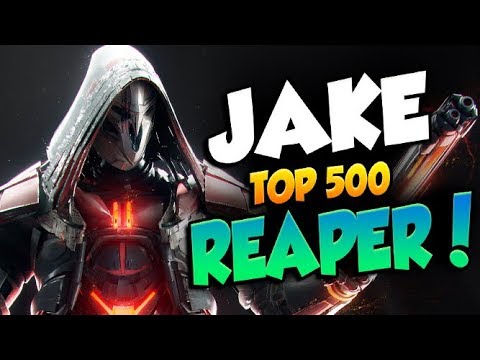 PRO PLAYER JAKE SHOWING HIS REAPER SKILLS! [ OVERWATCH SEASON 20 TOP 500 ]