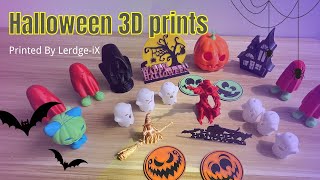 12 Halloween 3D Prints 2023| 3D Printing ideas for life printed by Lerdge-iX 3D Printer