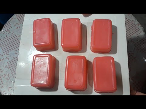 COMO FAZER SABONETE CASEIRO EM BARRA MUITO LINDO E FÁCIL DE FAZER