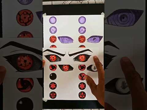 MangeKyou Sharingan #shorts olhos Sharingan