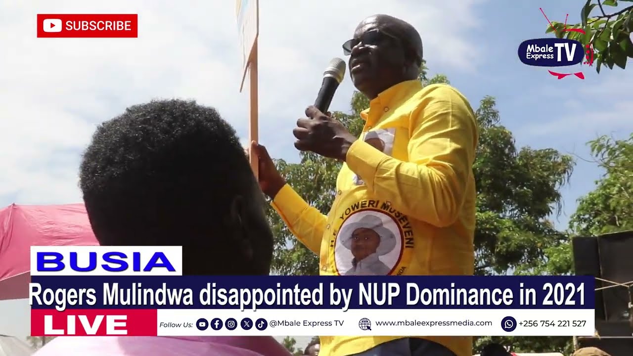 Rogers Mulindwa disappointed with the way Busia people voted NUP
