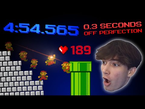 Super Mario Bros. Any% Speedrun in 4:54.565 *FWR*