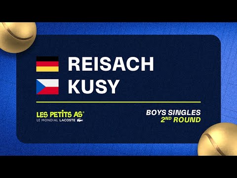 Les Petits As 2023 | Boys Singles 1R | Vincent Jakob Reisach vs Jakub Kusy