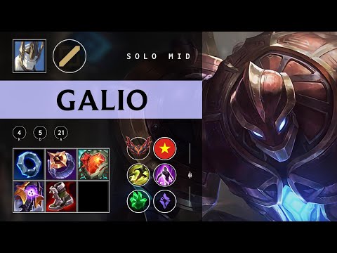 Galio Mid vs Yone - VN Grandmaster Patch 25.24