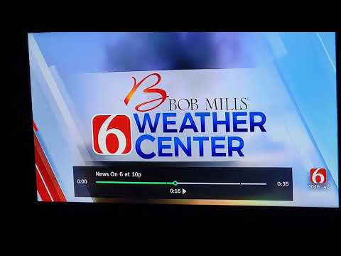 Snow on April 20 2021 on KOTV 6