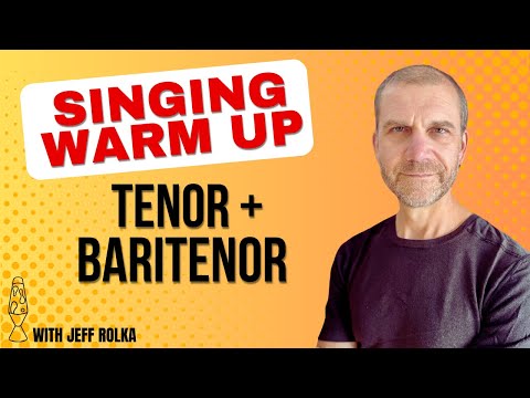 Singing Warm Up - Tenor and Baritenor