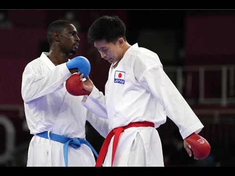 空手・荒賀龍太郎　準決勝で敗れて「銅」！　空手組手勢で唯一のメダル