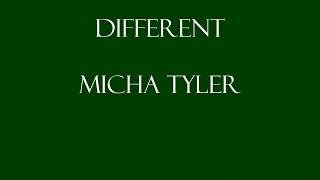 Different by Micah Tyler (with lyrics)