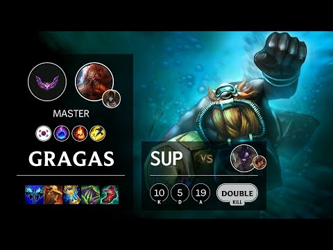 Gragas Support vs Alistar - KR Master Patch 12.5