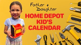 Father + Daughter  Calendar DIY Build - Stanley Jr // Home Depot @UseWhatchaGot