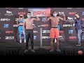 ROBIESY RAMIREZ VS. YEURI ANDUJAR - FULL WEIGH IN & FACE OFF VIDEO