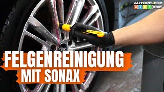 Felgen reinigen mit Sonax
