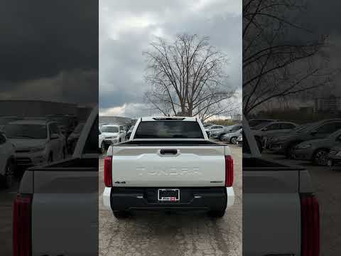 2026 Toyota Tundra 4x4 Crewmax Limited Hybrid in White for sale at Forbes Waterloo Toyota in Waterloo, ON