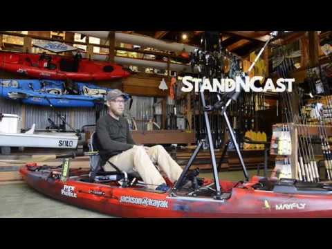 Yak Gear's Stand N Cast Kayak Standing Bar