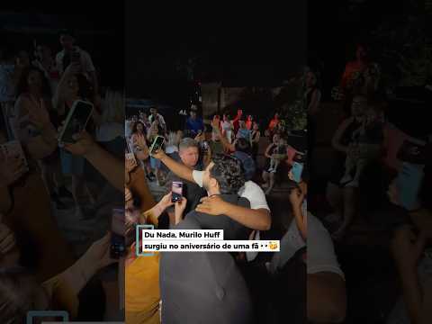 *Murilo Huff aparece de surpresa no aniversário de uma fã em Santa Juliana/MG* #namidiacomalaluche