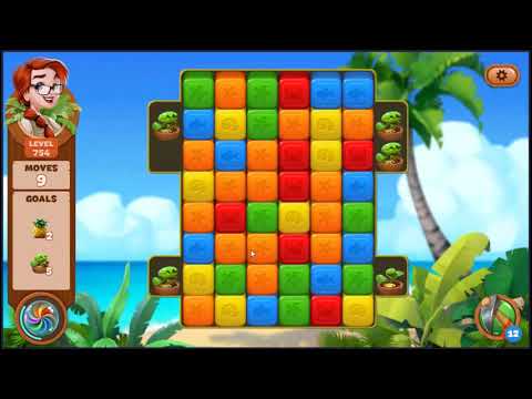 Lost Island Blast Adventure Level 754 - NO BOOSTERS 🏝️ | SKILLGAMING ✔️