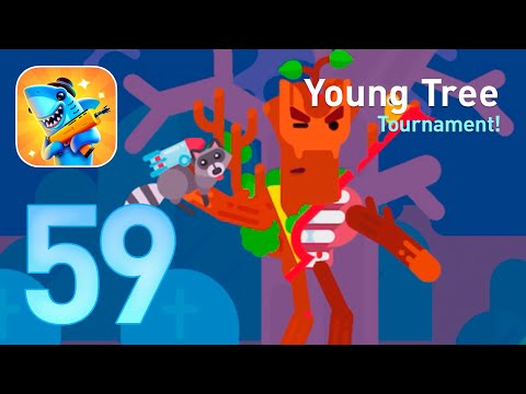 Bowmasters: Gameplay Walkthrough Part 59 - Young Tree Tournament! (iOS, Android)