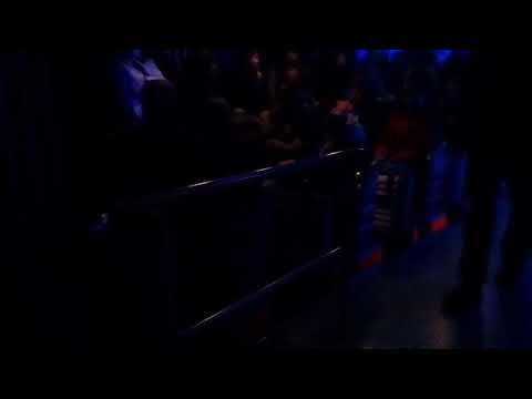 Abahrt Eurosat zug aus dem Bahnhof