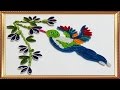Paper Quilling; How to make a beautiful Hummingbird