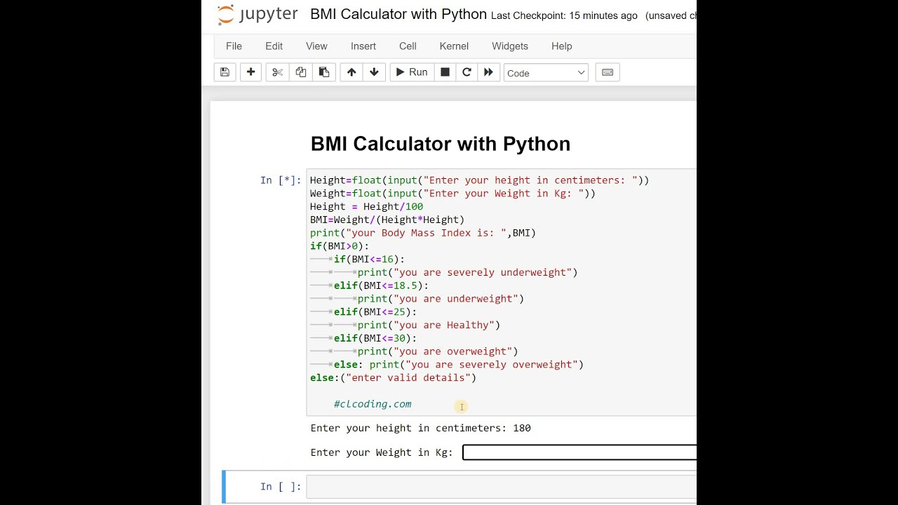 Day 9 : BMI Calculator with Python