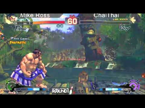 SSF4 AE: Mike Ross (Honda) vs Chai Thai (Yang) - levelup (Round One Arcade) - Game 2