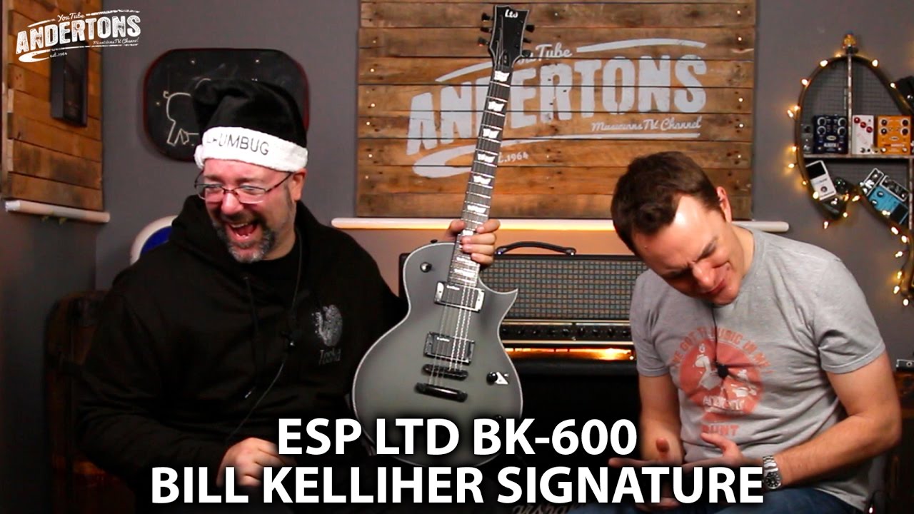 ESP LTD BK600 Demo - Bill Kellihers New Signature Guitar! - YouTube