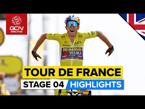Wout Van Aert Masterclass In Calais! | Tour De France 2022 Stage 4 Highlights
