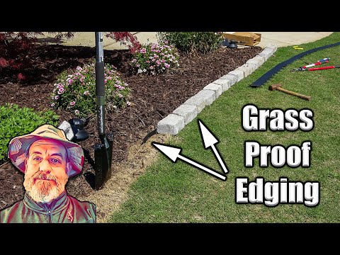 Easy Garden Bed Edging