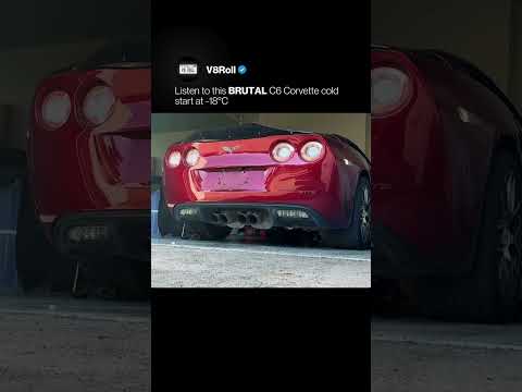 CORVETTE C6 LOUD COLDSTART