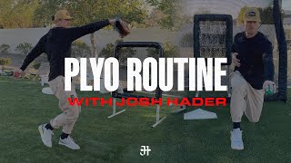 Build arm strength for baseball, following these simple plyo drills || Josh Hader