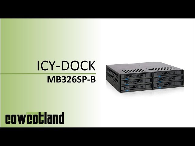 Vídeo relacionado con ICY DOCK ExpressCage MB326SP-B Backplane Cage, Rack móvil, Hot Swap Rack Enclosure para 6 x HDD/SSD 2.5" SATA / SAS en 1 bahía de 5.25" (instalación del Disco sin Herramientas)