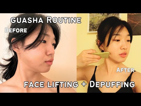 Facial Gua Sha for Face Lifting + Depuffing