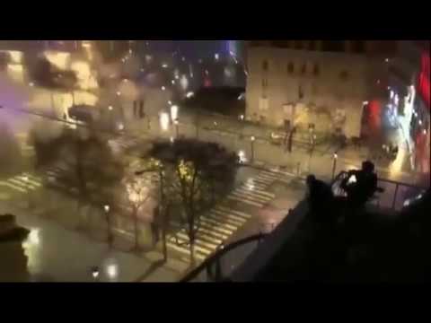 RAW France Military Sniper waits for Shoot to Kill order Yellow Vest Revolution December 8 2018 News Video